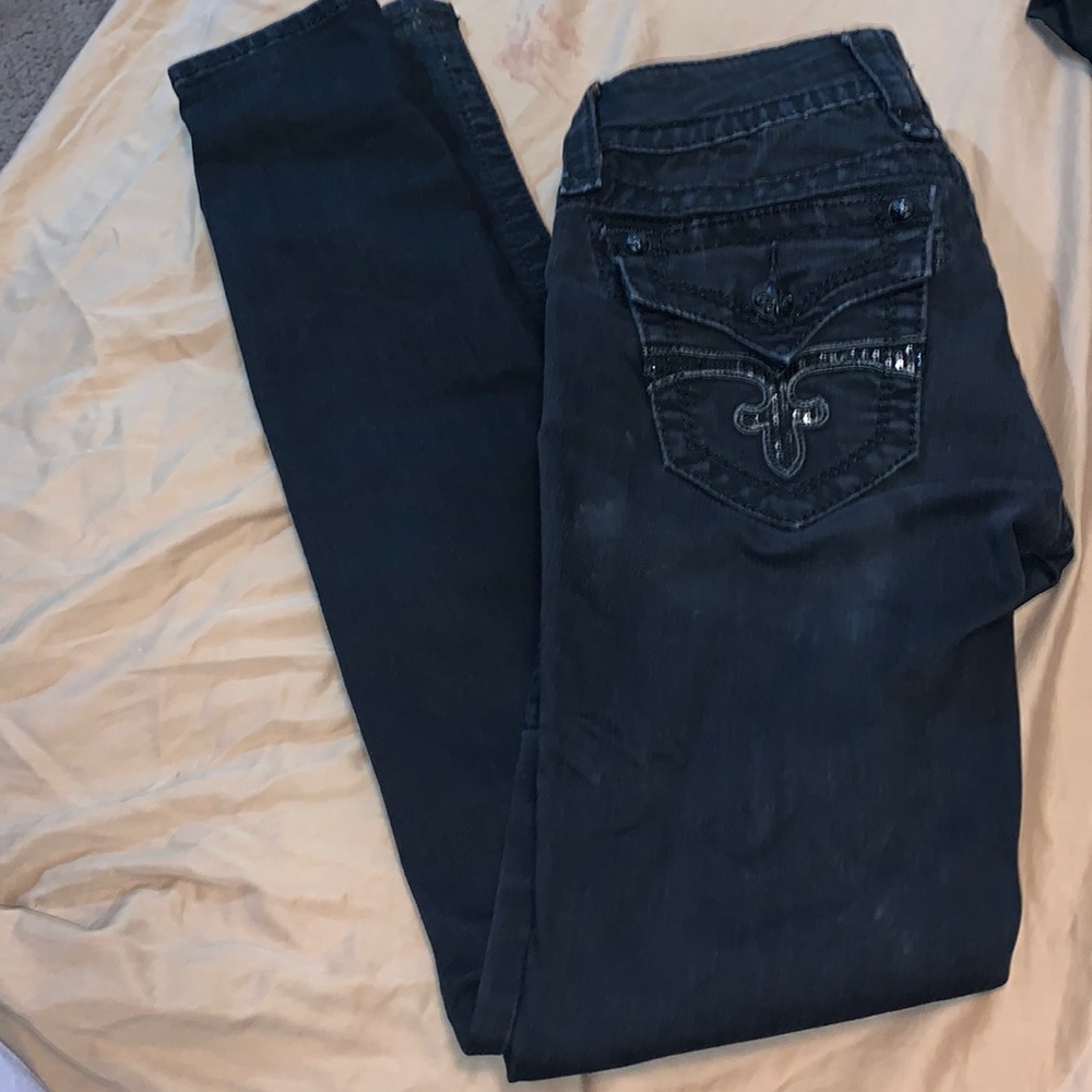 Rick revival women’s skinny  jeans black size 25 never worn